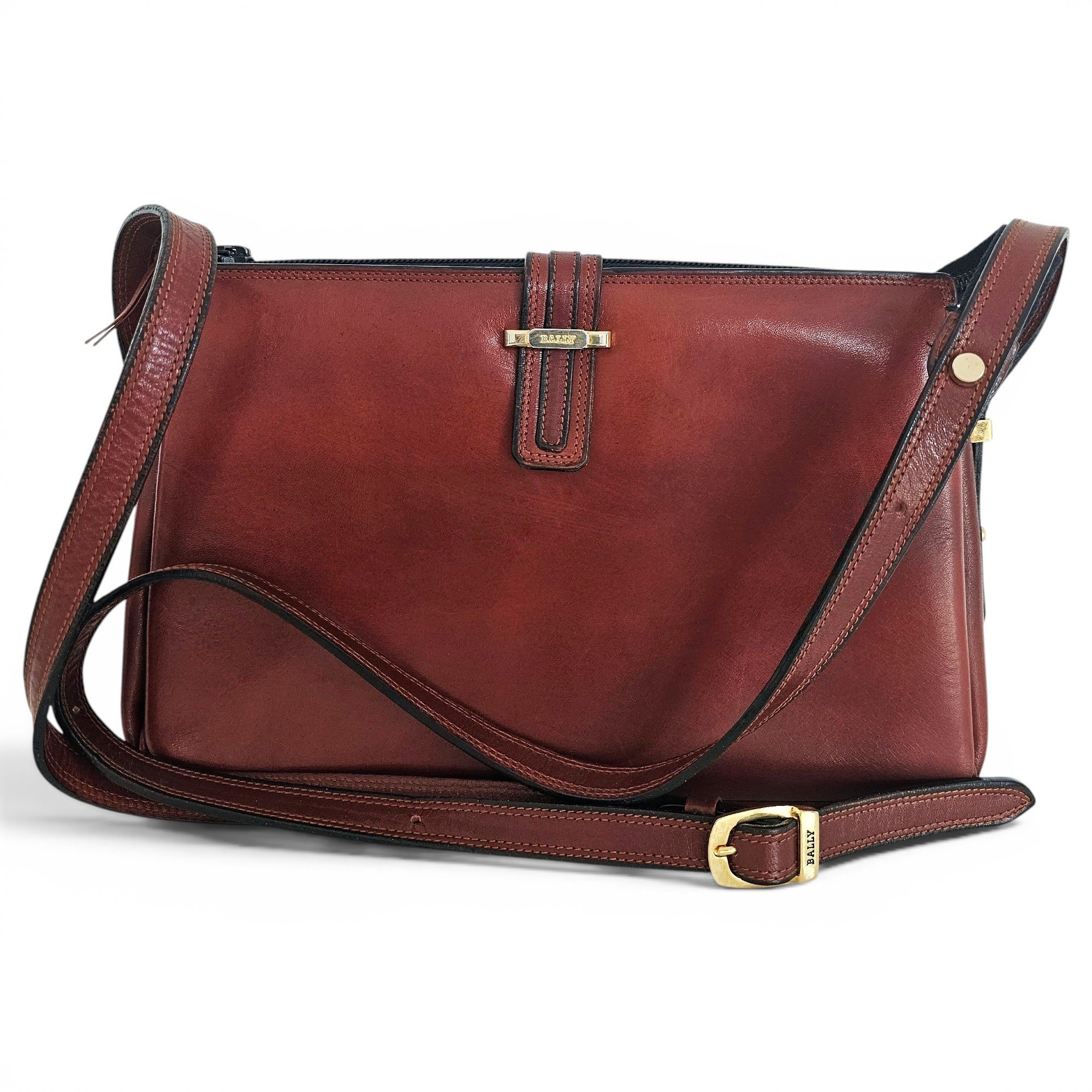 Leather crossbody bag
