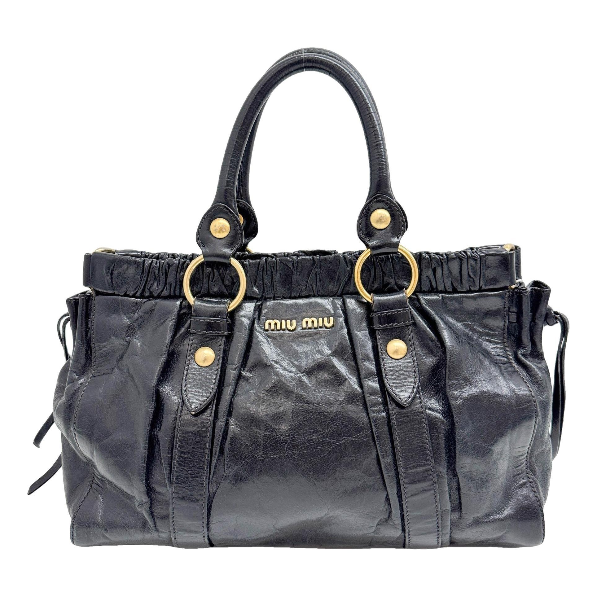 Vitello leather handbag