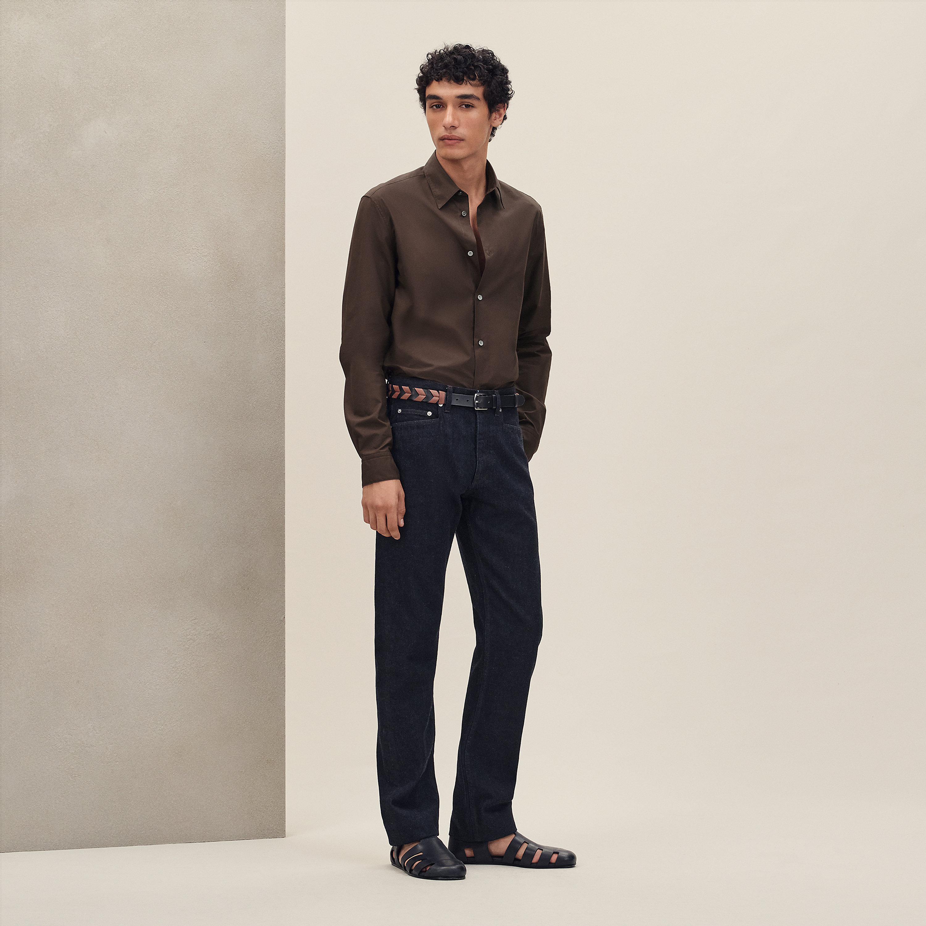 Straight cut jeans