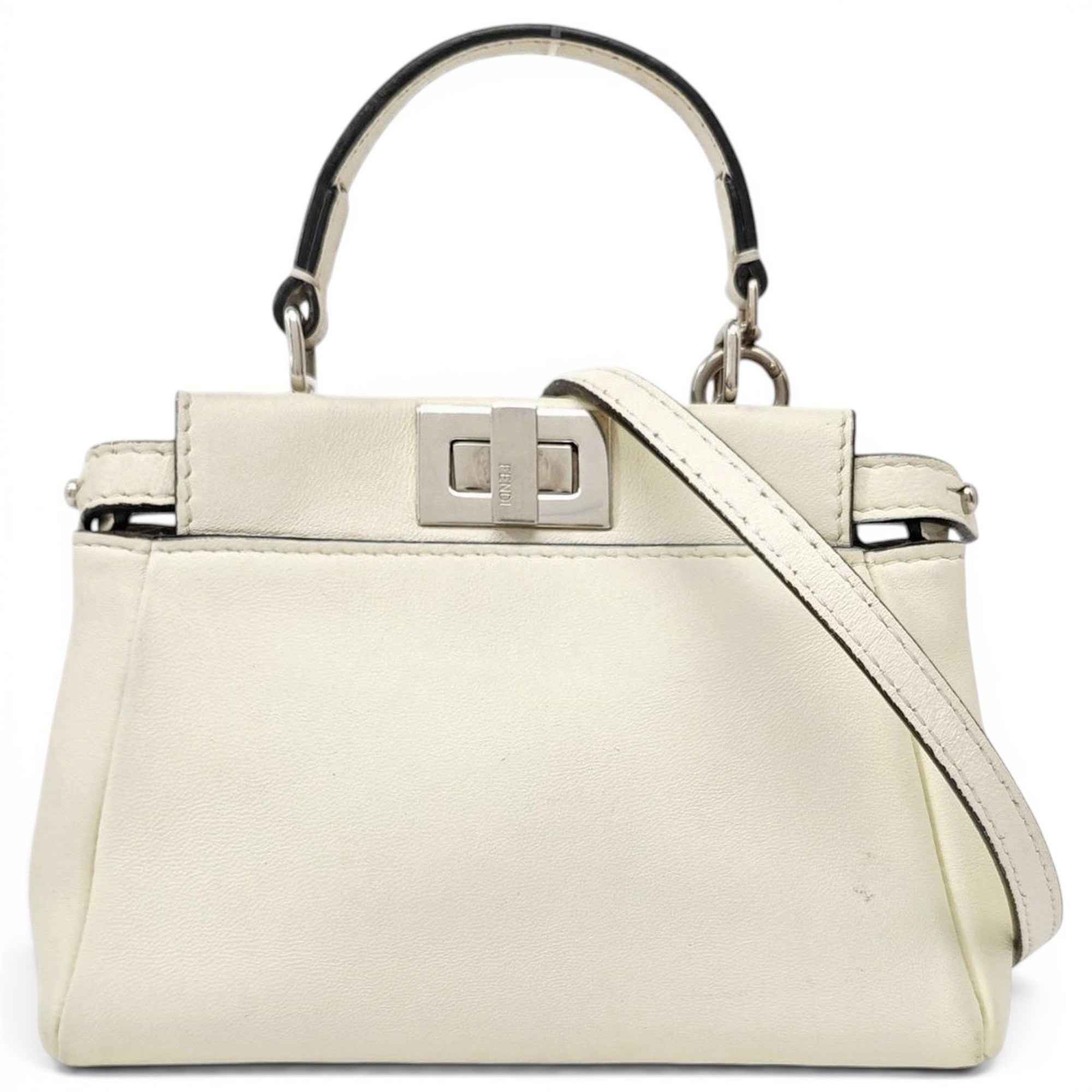 Peekaboo leather handbag