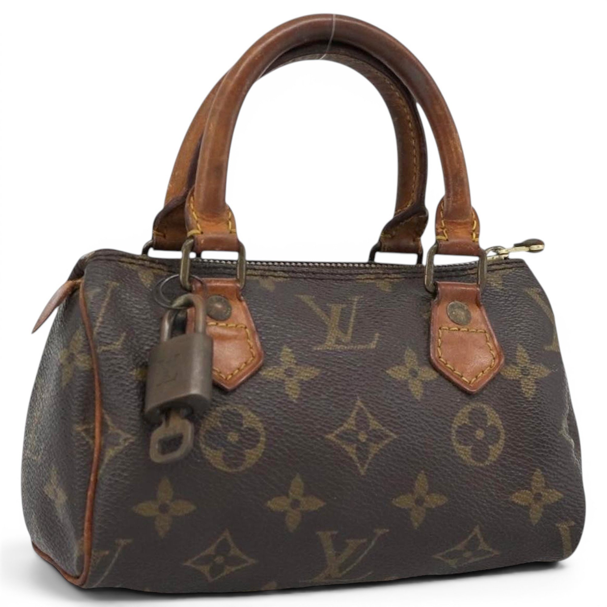 Louis Vuitton Nano Speedy / Mini HL leather handbag