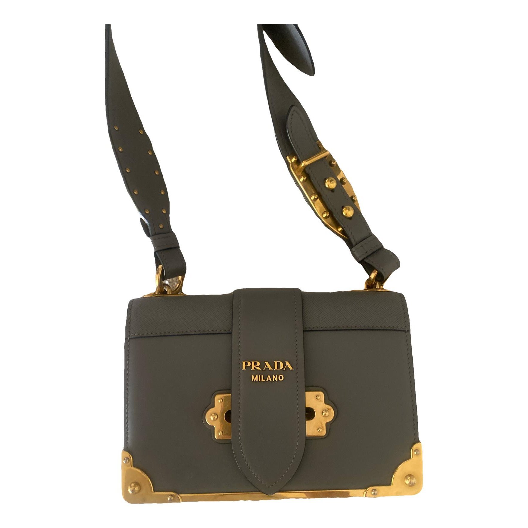 Cahier leather crossbody bag
