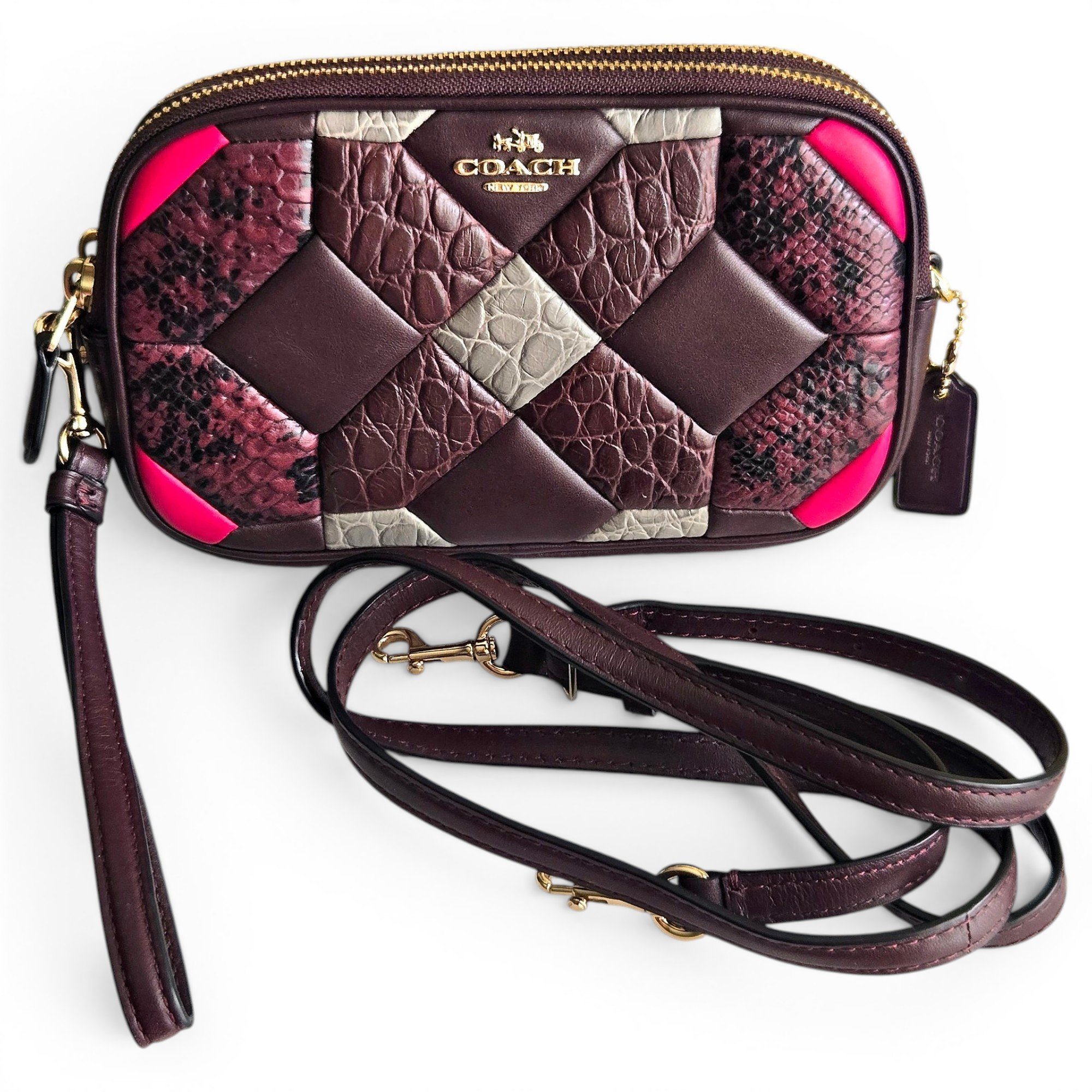 Leather crossbody bag