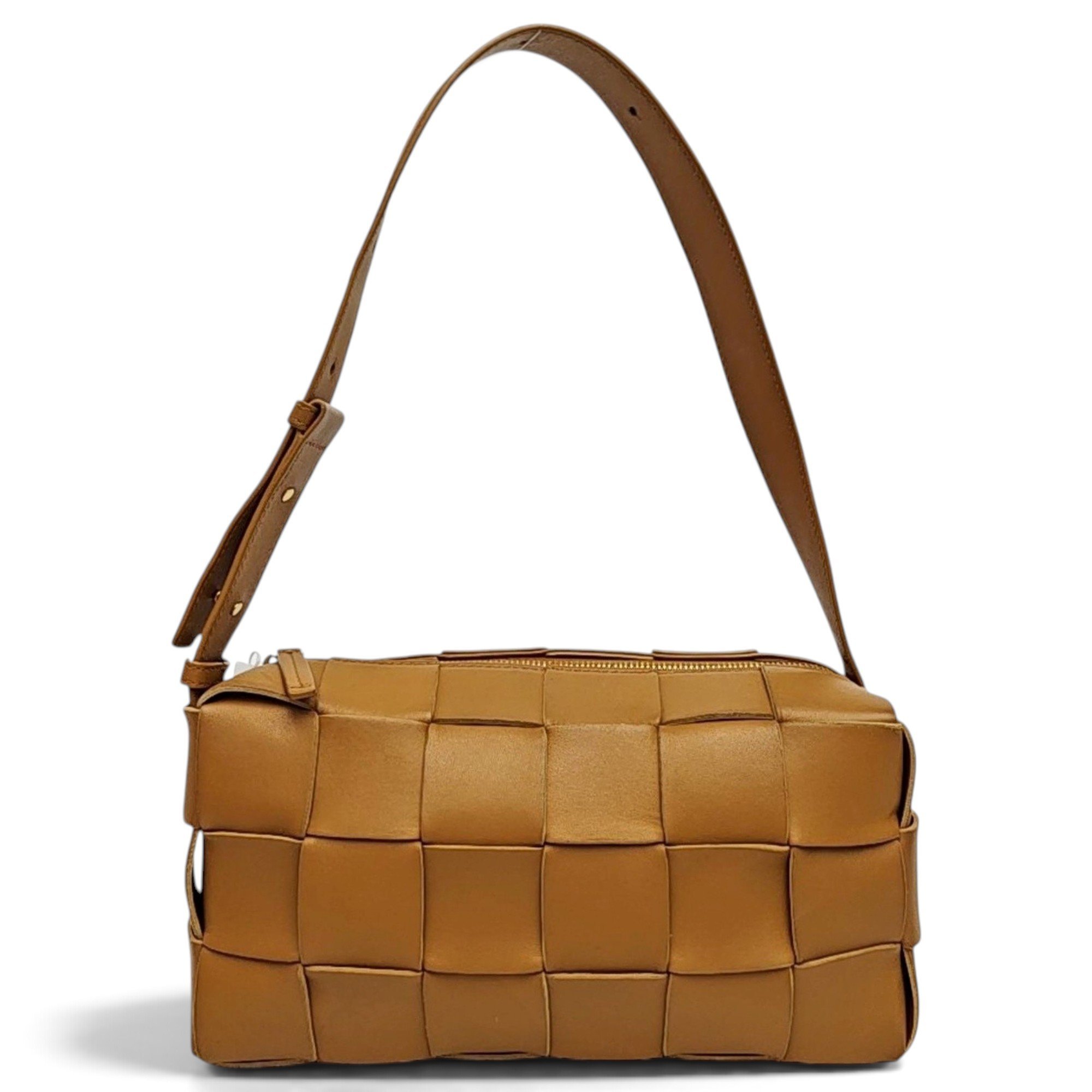 Brick Cassette leather handbag