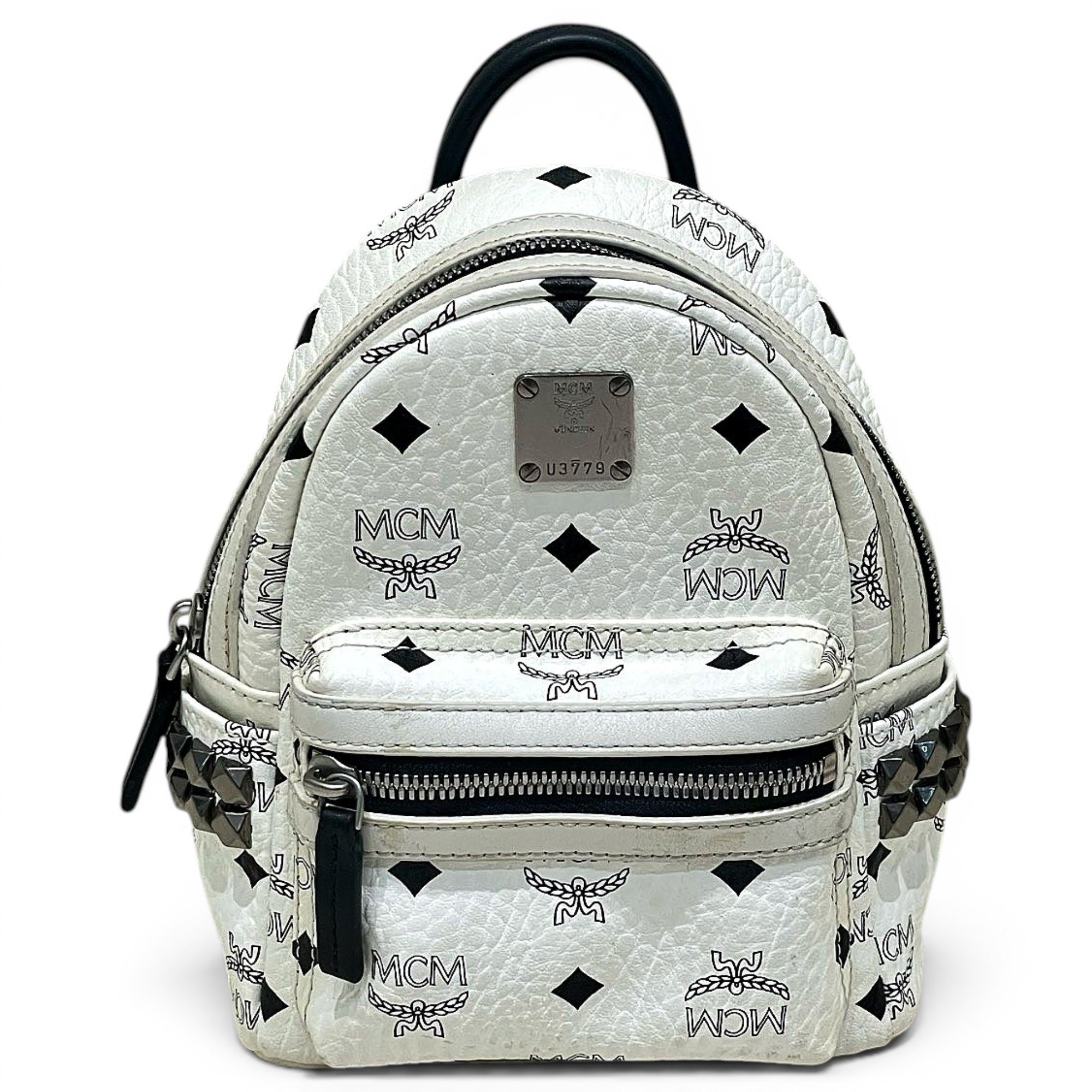 MCM Stark leather backpack
