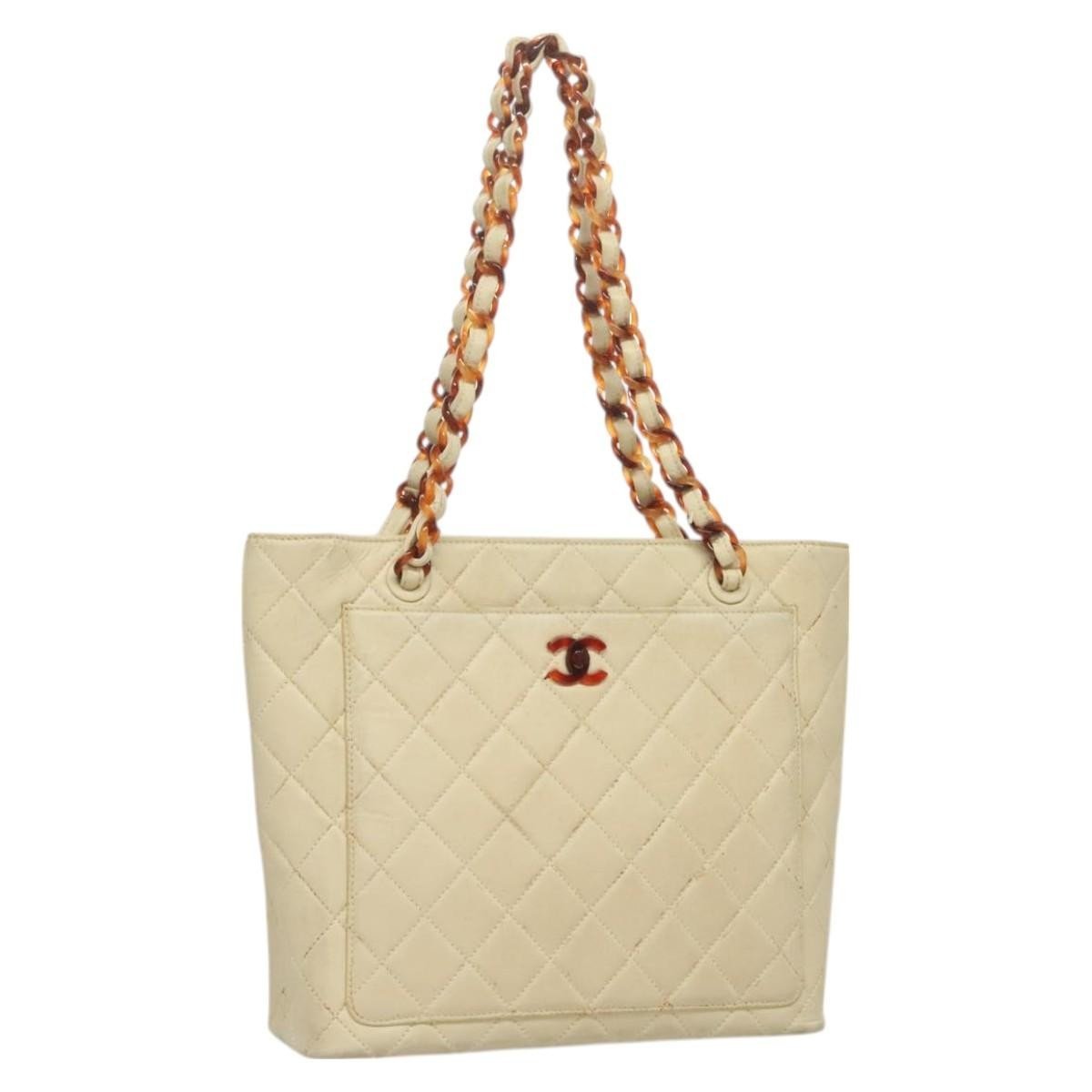 Trendy CC leather tote