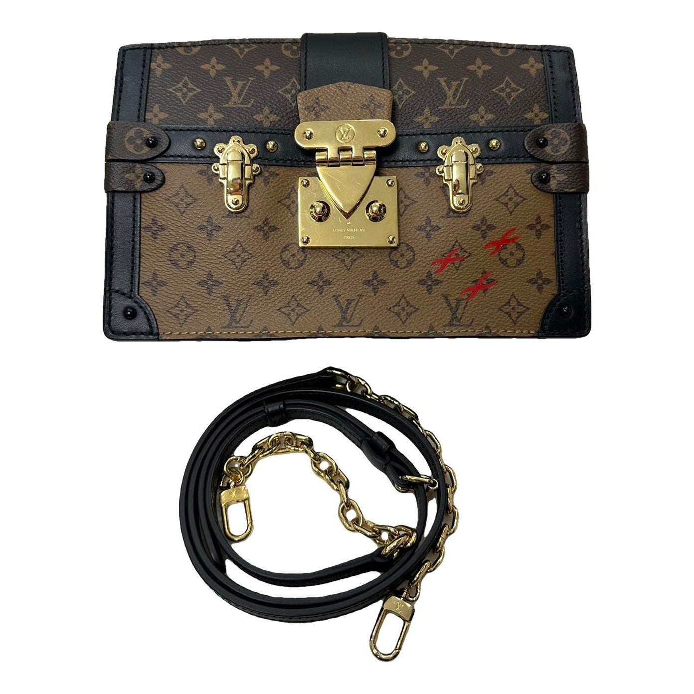 Pochette Trunk leather crossbody bag