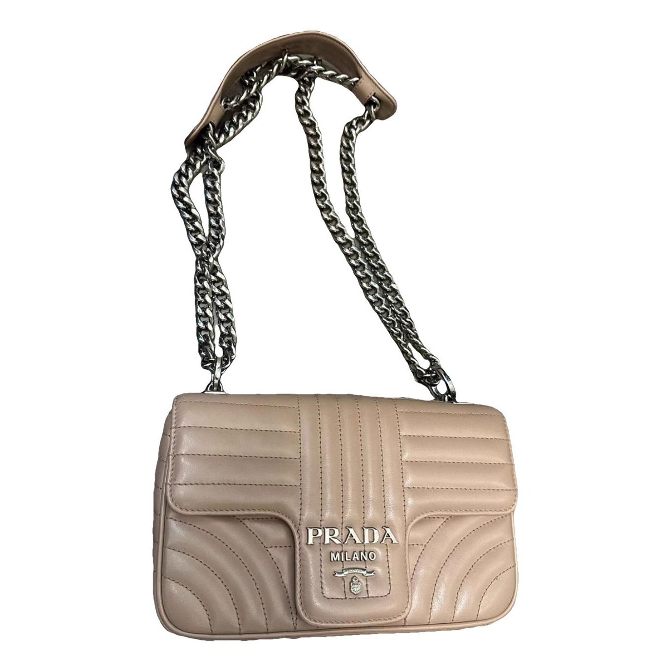 Diagramme leather handbag