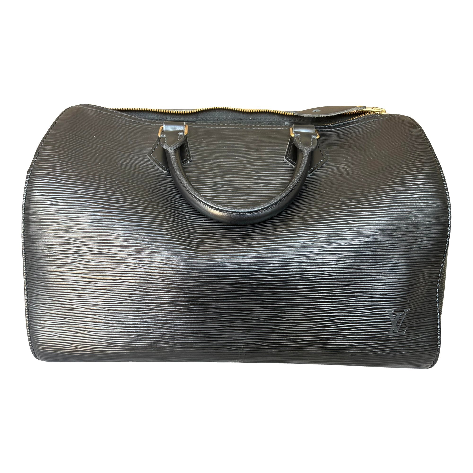 Speedy leather handbag