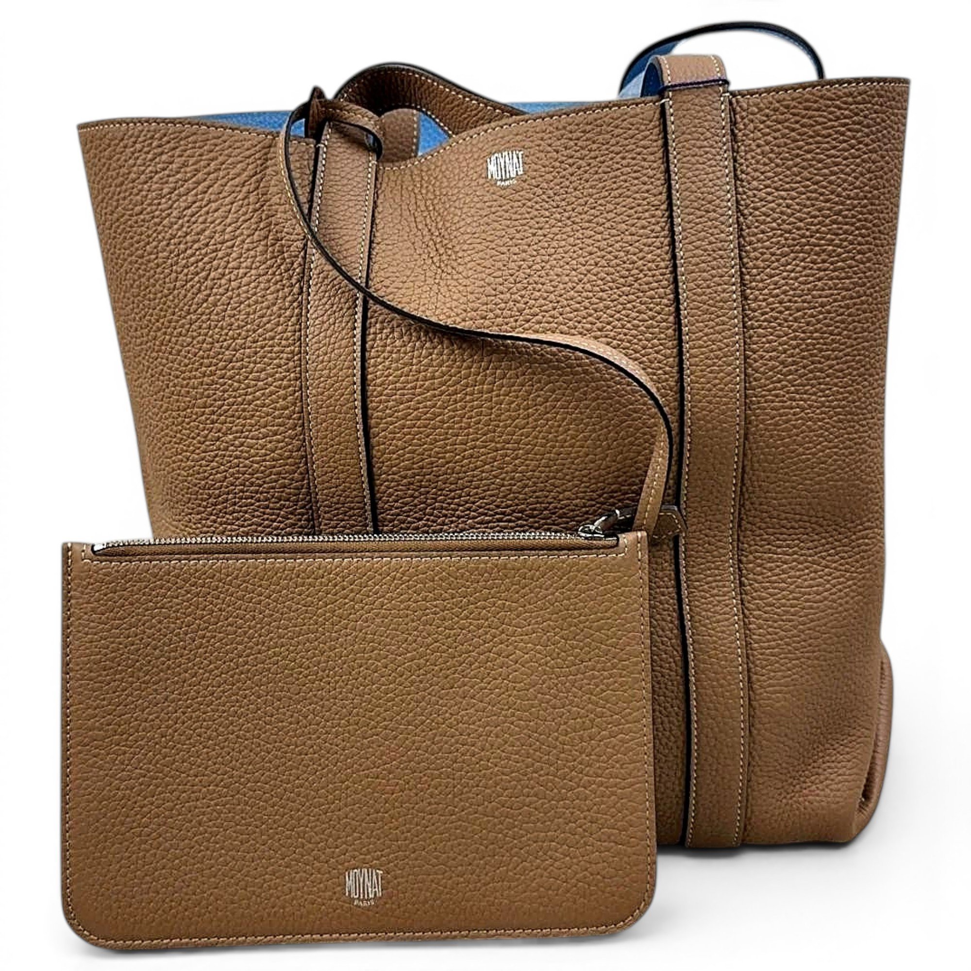 Leather tote