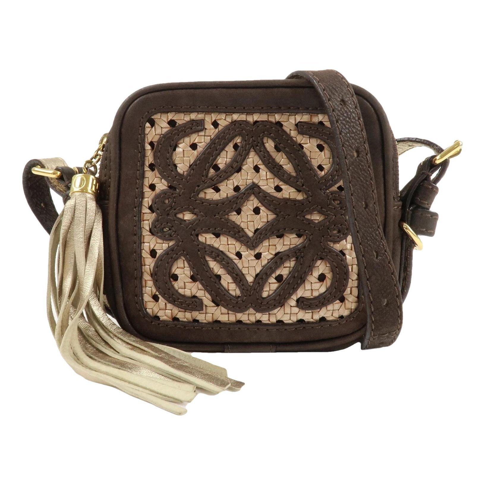 Leather crossbody bag