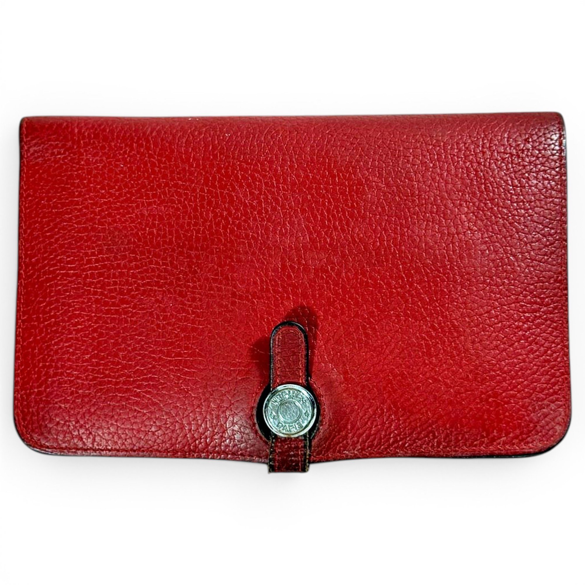 Dogon leather clutch bag