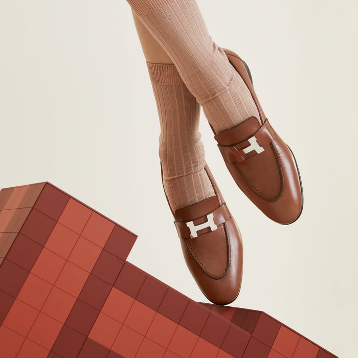 Gold Paris Loafer