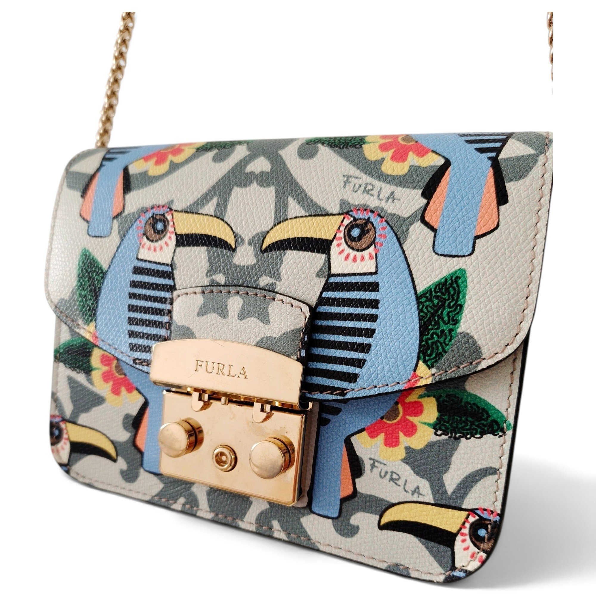 Metropolis leather crossbody bag