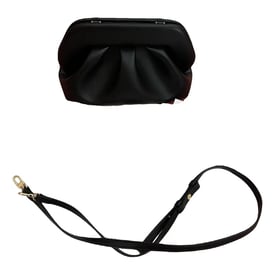 Themoire Leather clutch bag