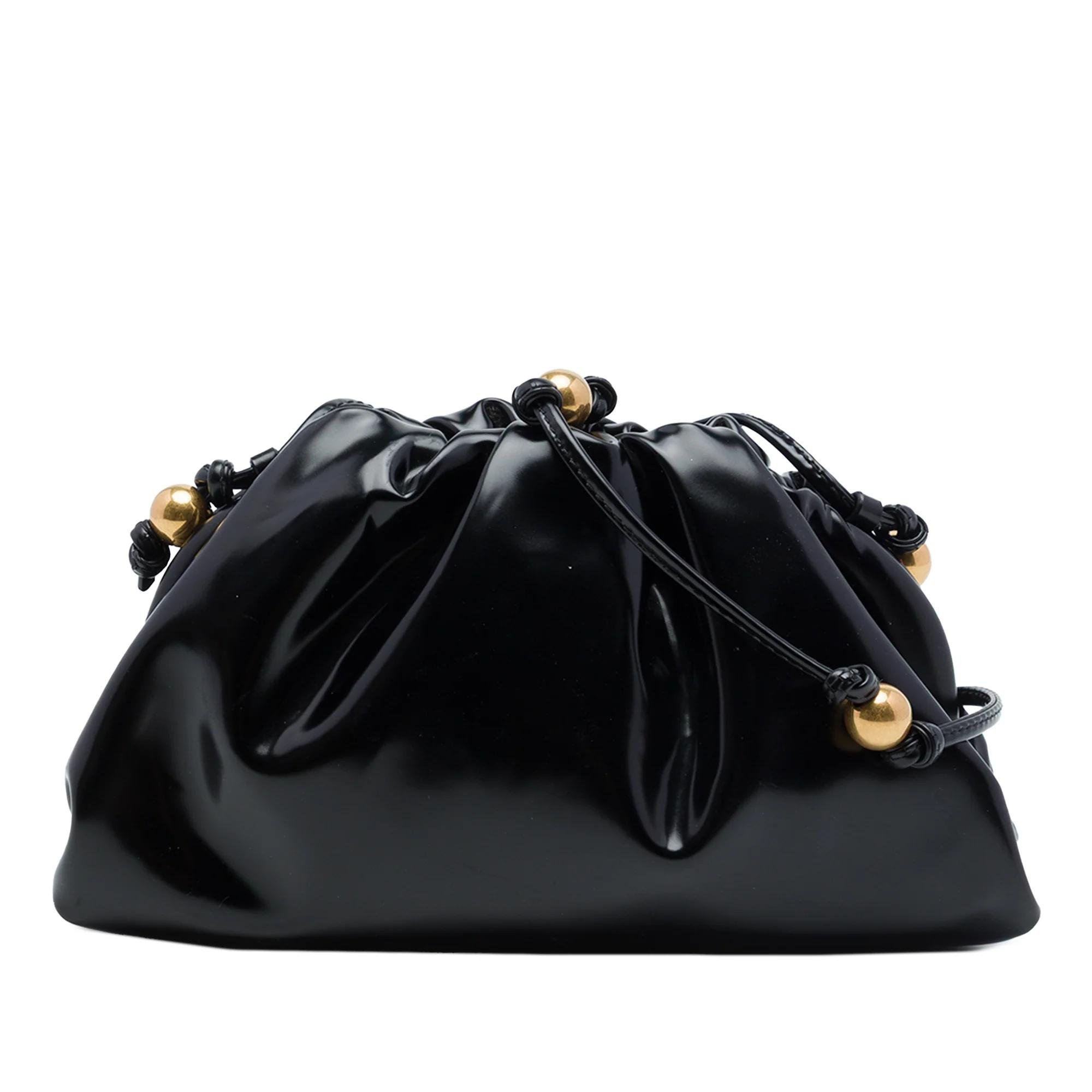 Pouch leather crossbody bag