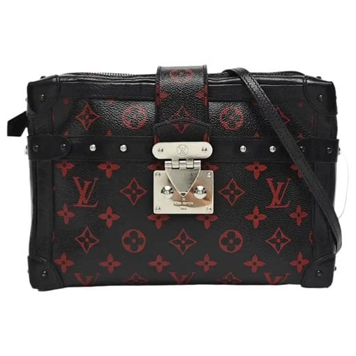 Petite Malle leather crossbody bag