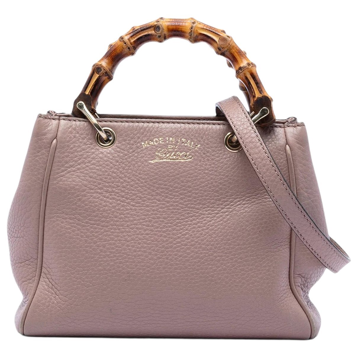 Bamboo leather satchel