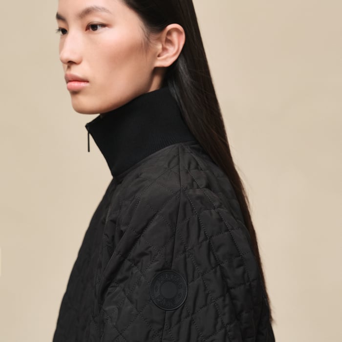 Noir Modular Poncho Jacket