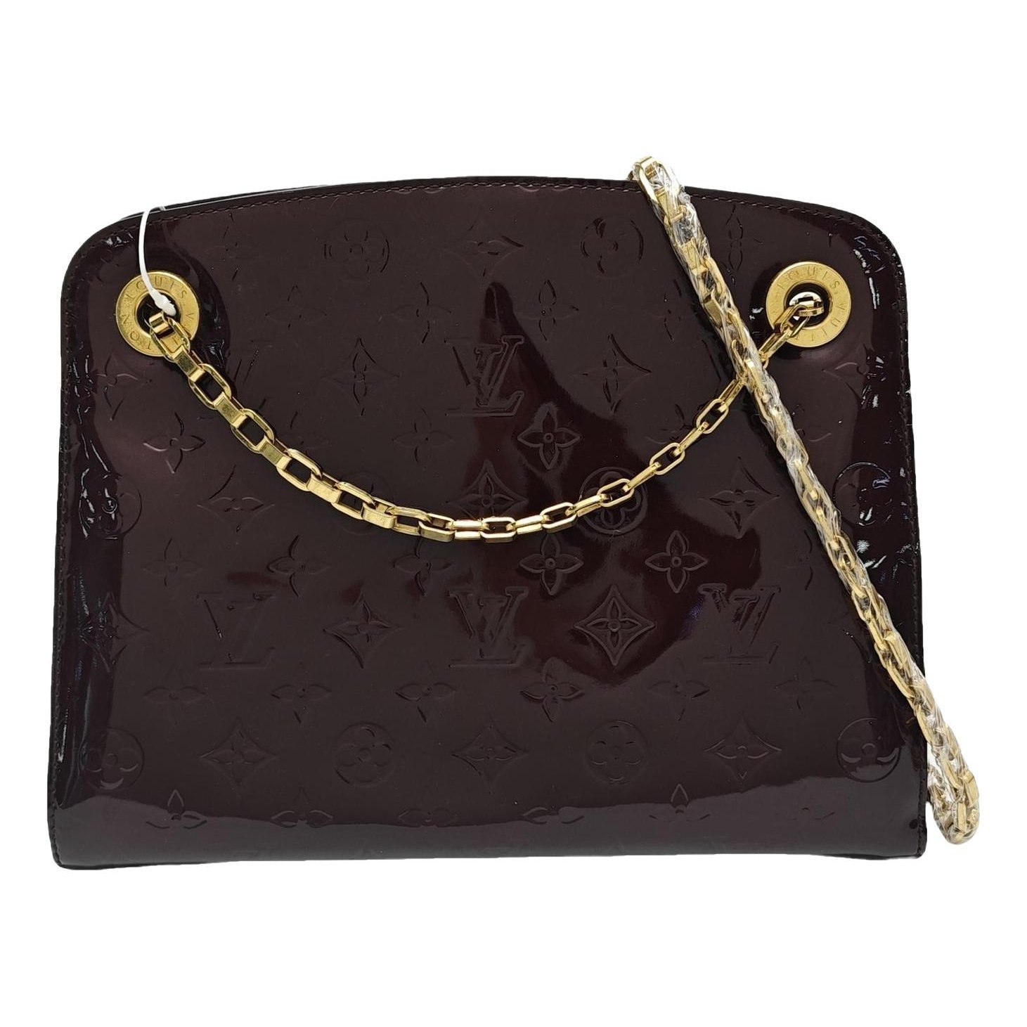 Patent leather handbag