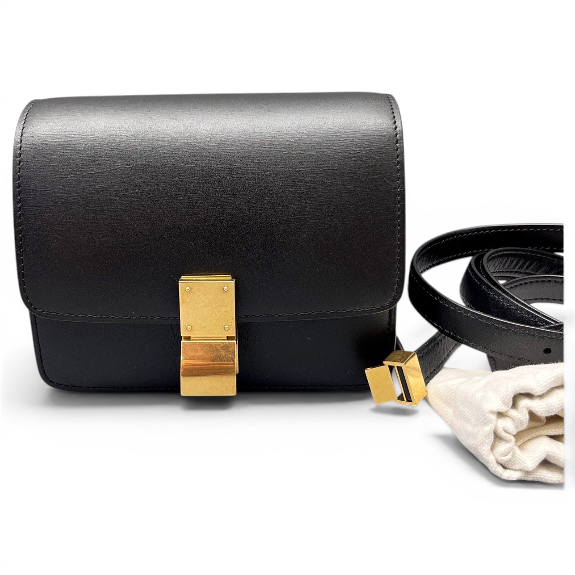 Classic leather handbag