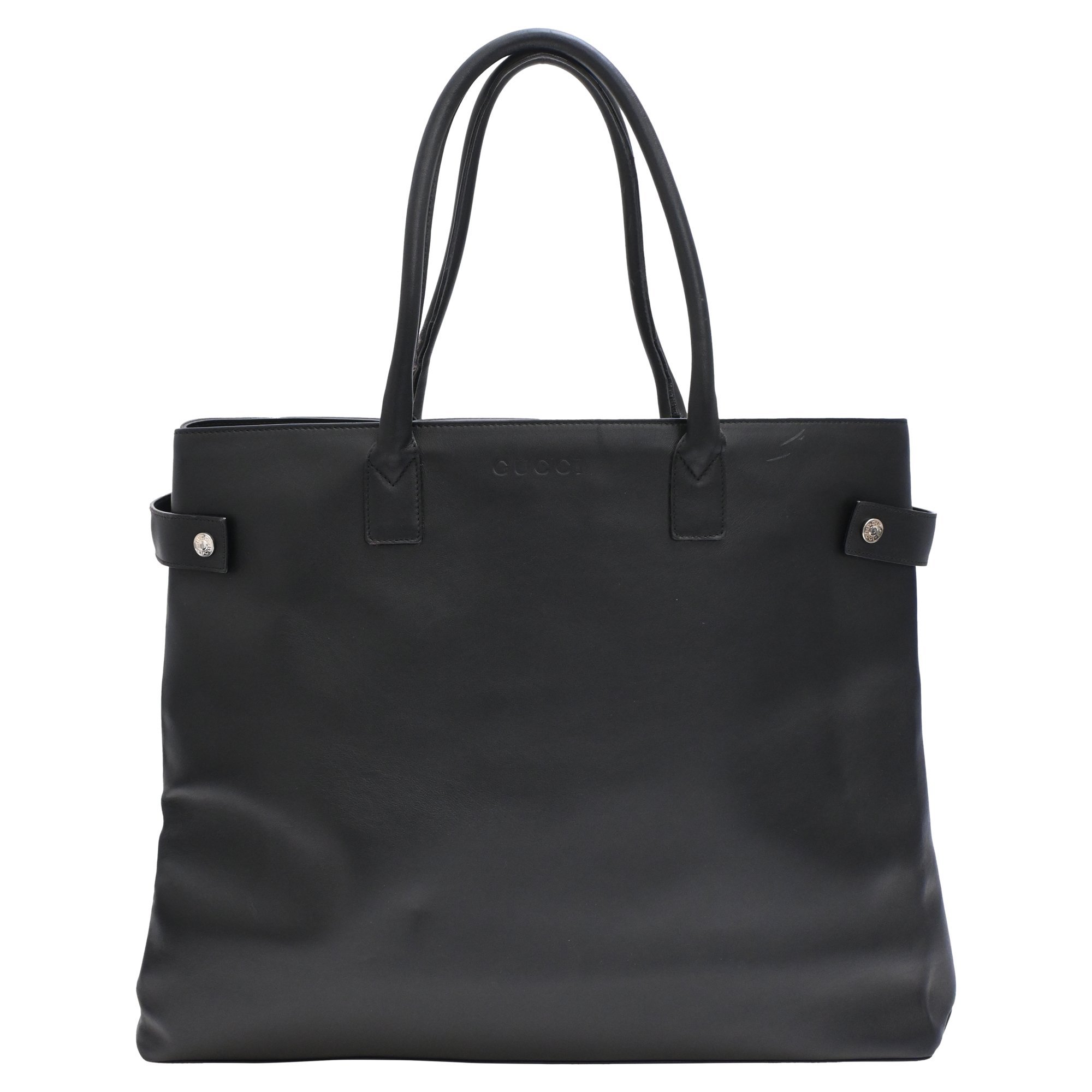 Leather tote