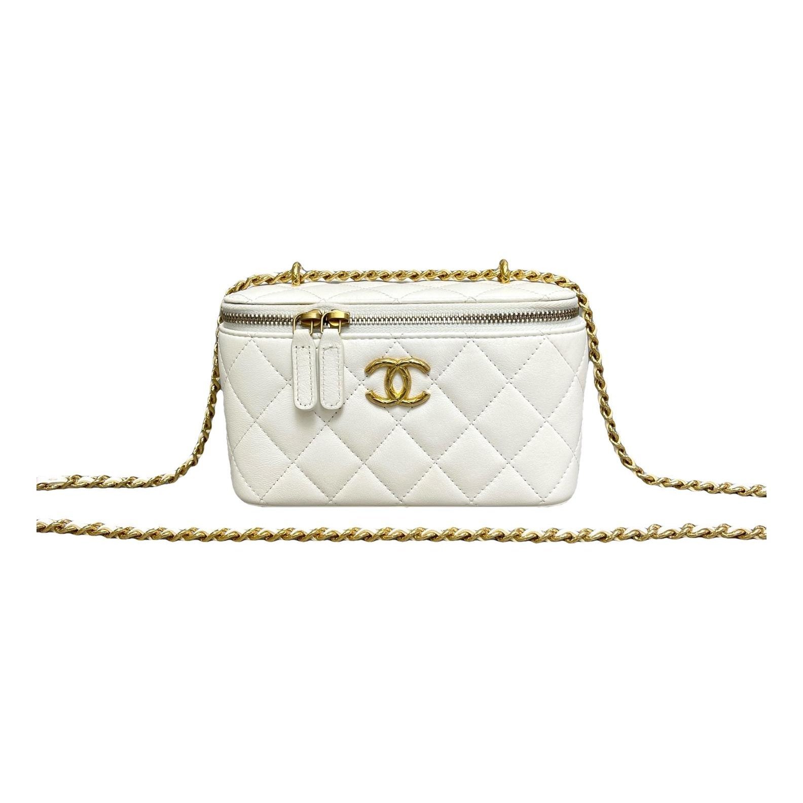 Trendy CC Vanity leather handbag