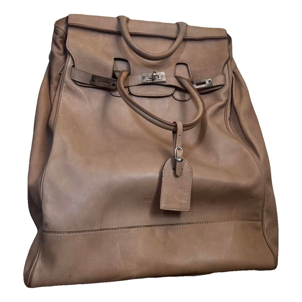 Brunello Cucinelli Leather travel bag