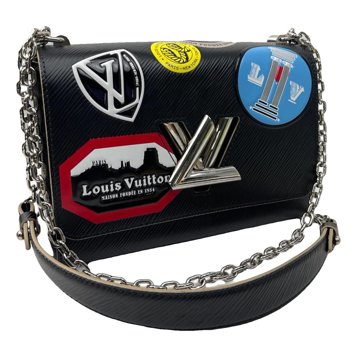 Twist leather crossbody bag
