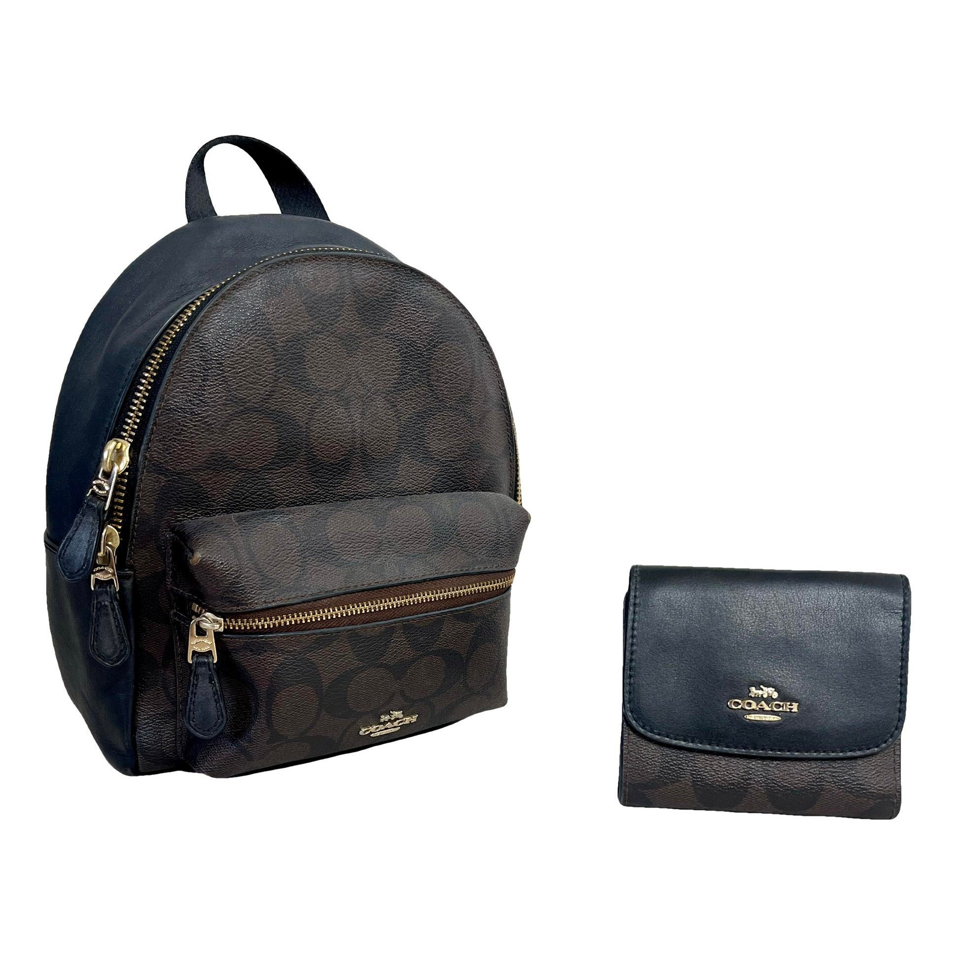 Campus leather backpack