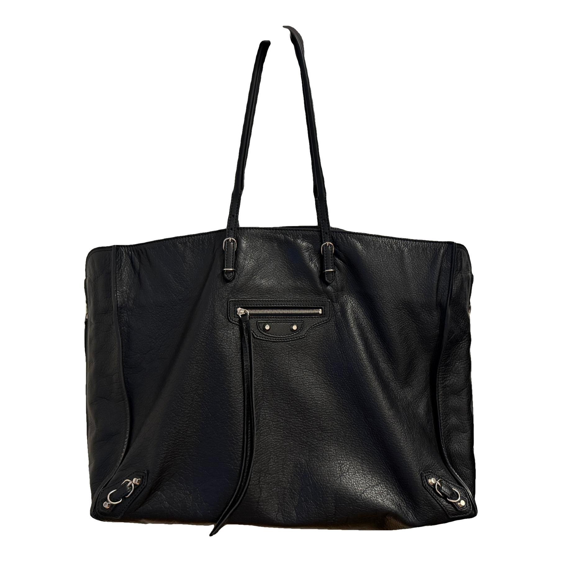 Papier leather tote