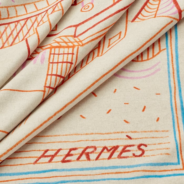 Terracotta Etages Du Faubourg Blanket