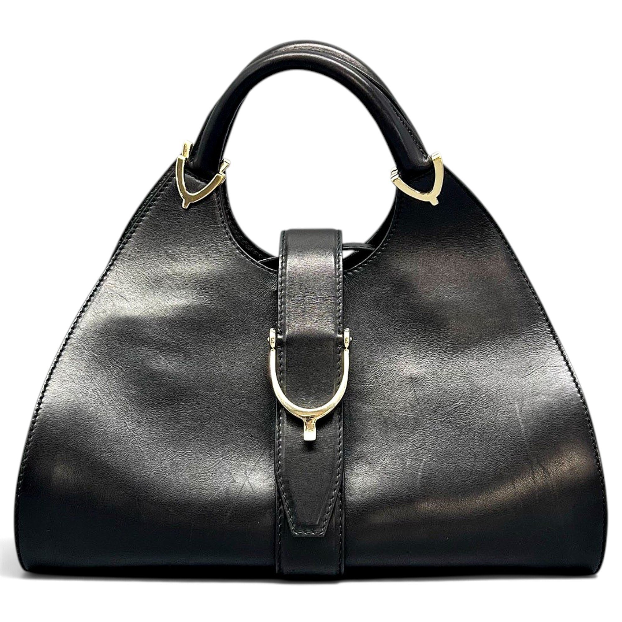 Stirrup leather handbag