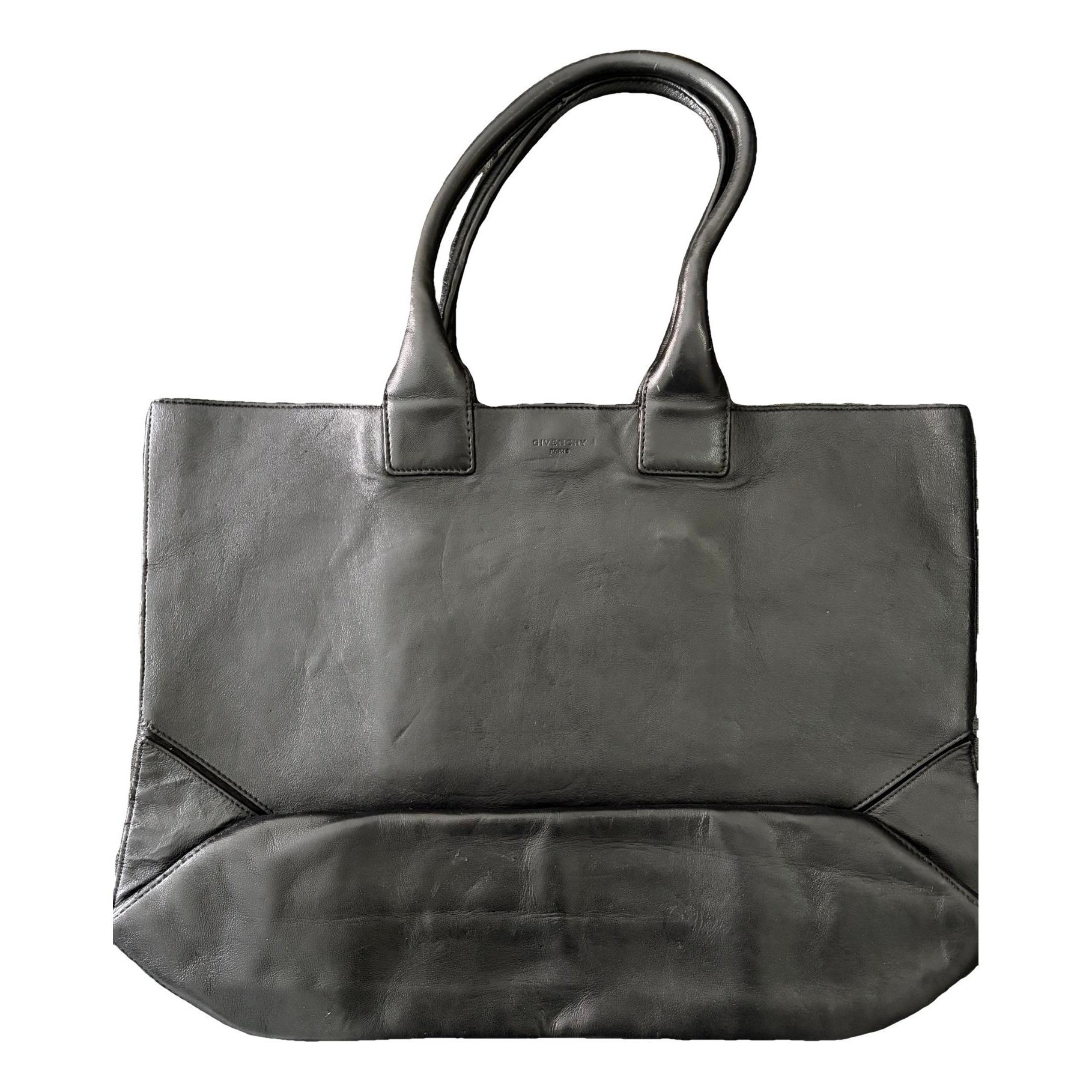 Leather tote