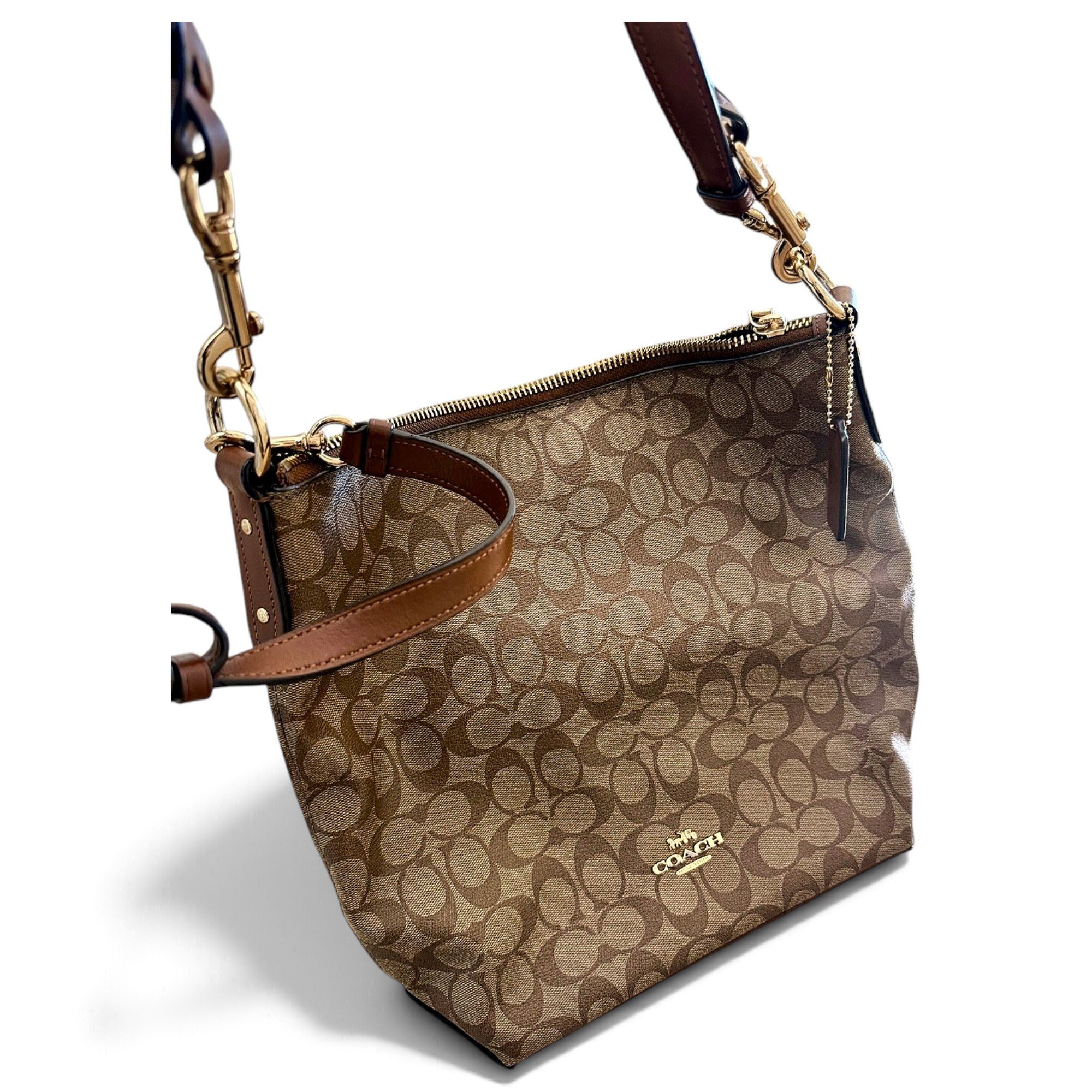 Abby duffle leather handbag