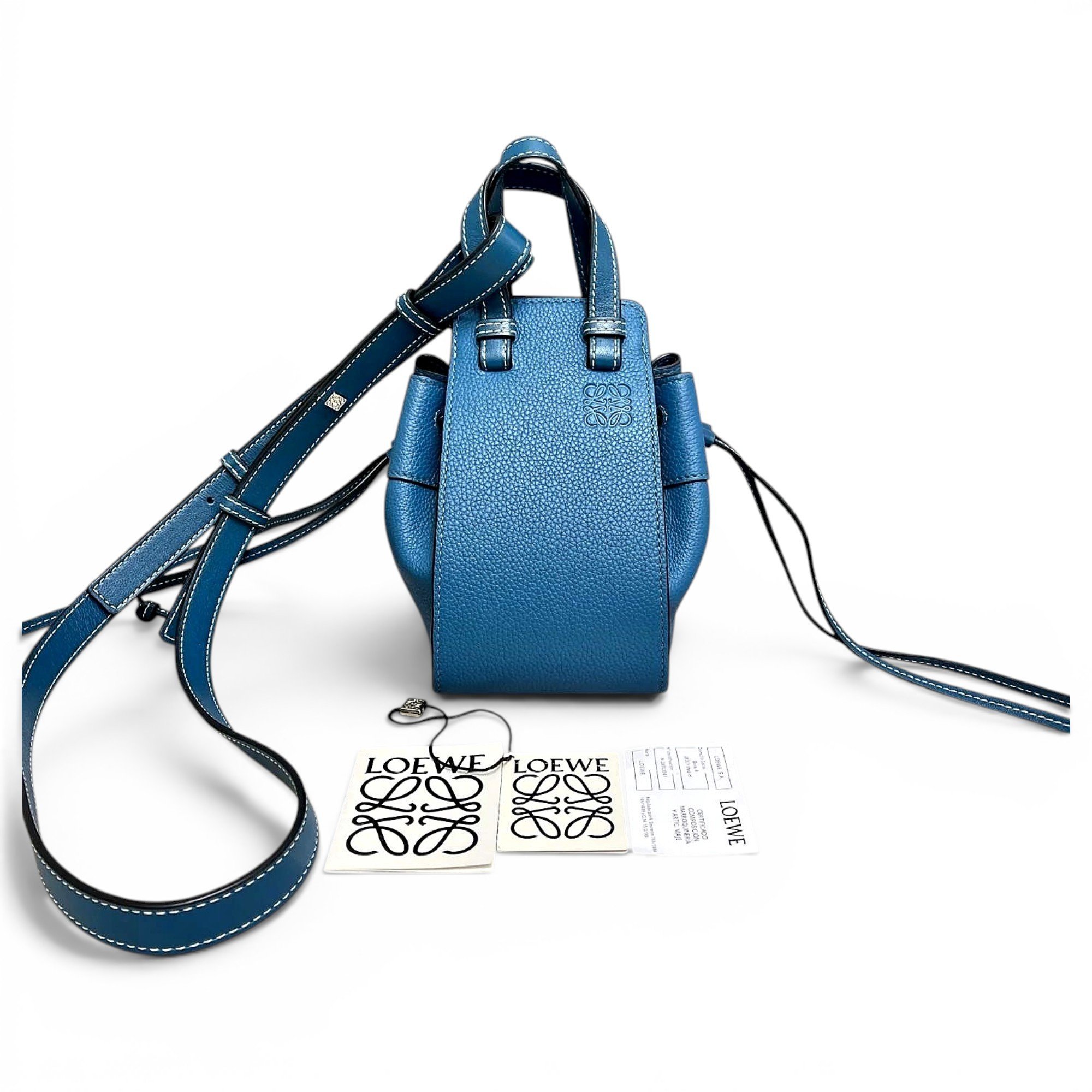 Hammock leather mini bag