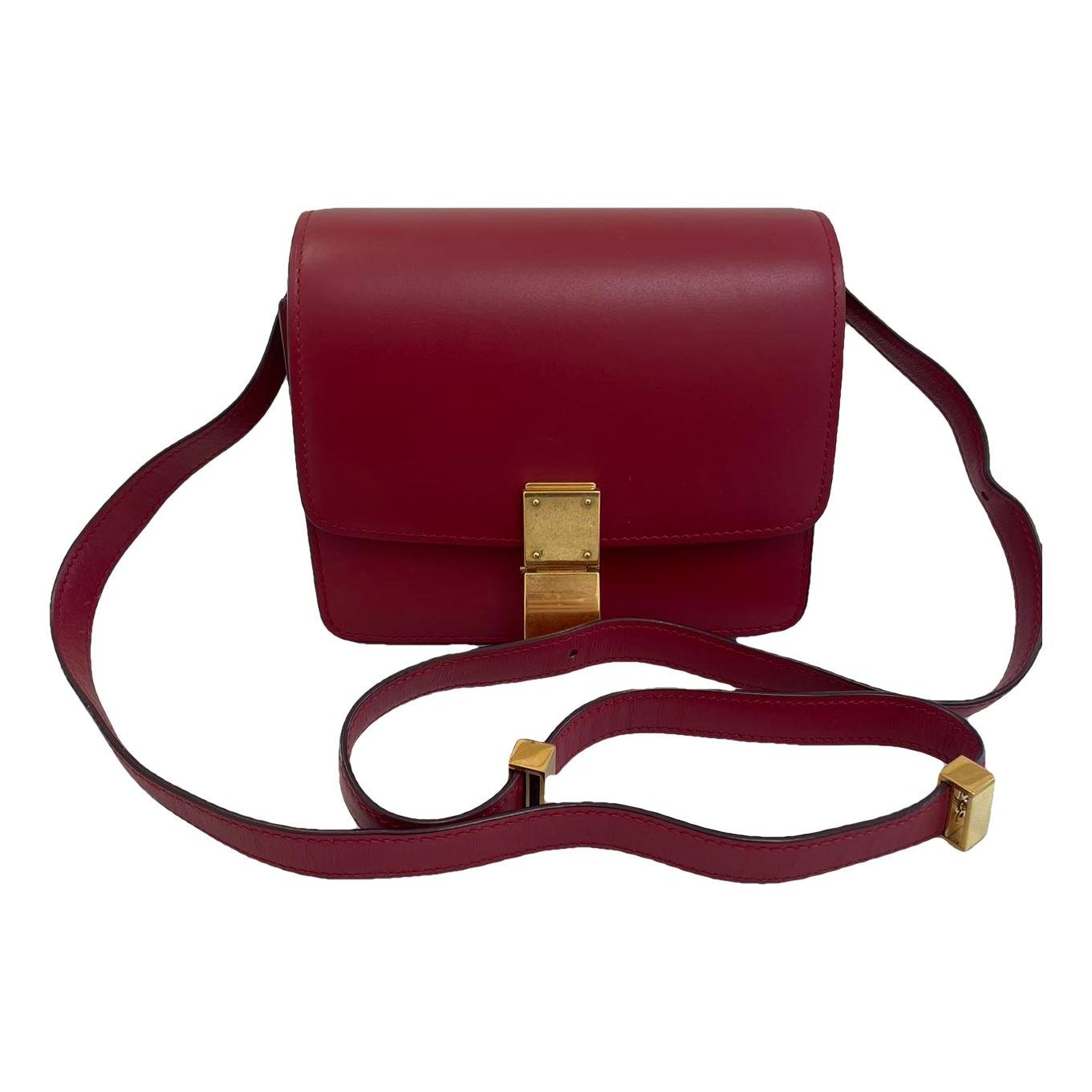 Classic leather crossbody bag