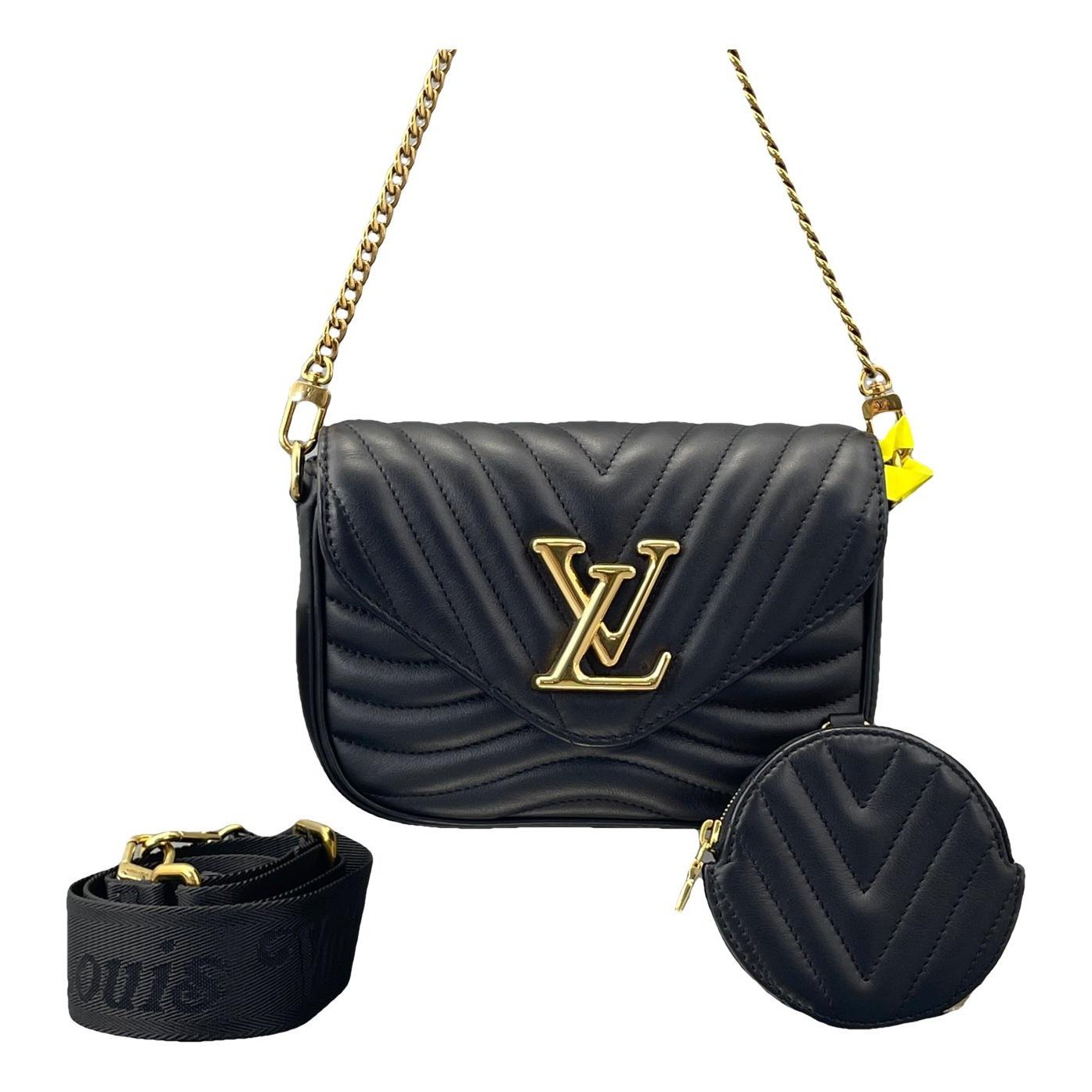 Multi-Pochette New Wave leather handbag