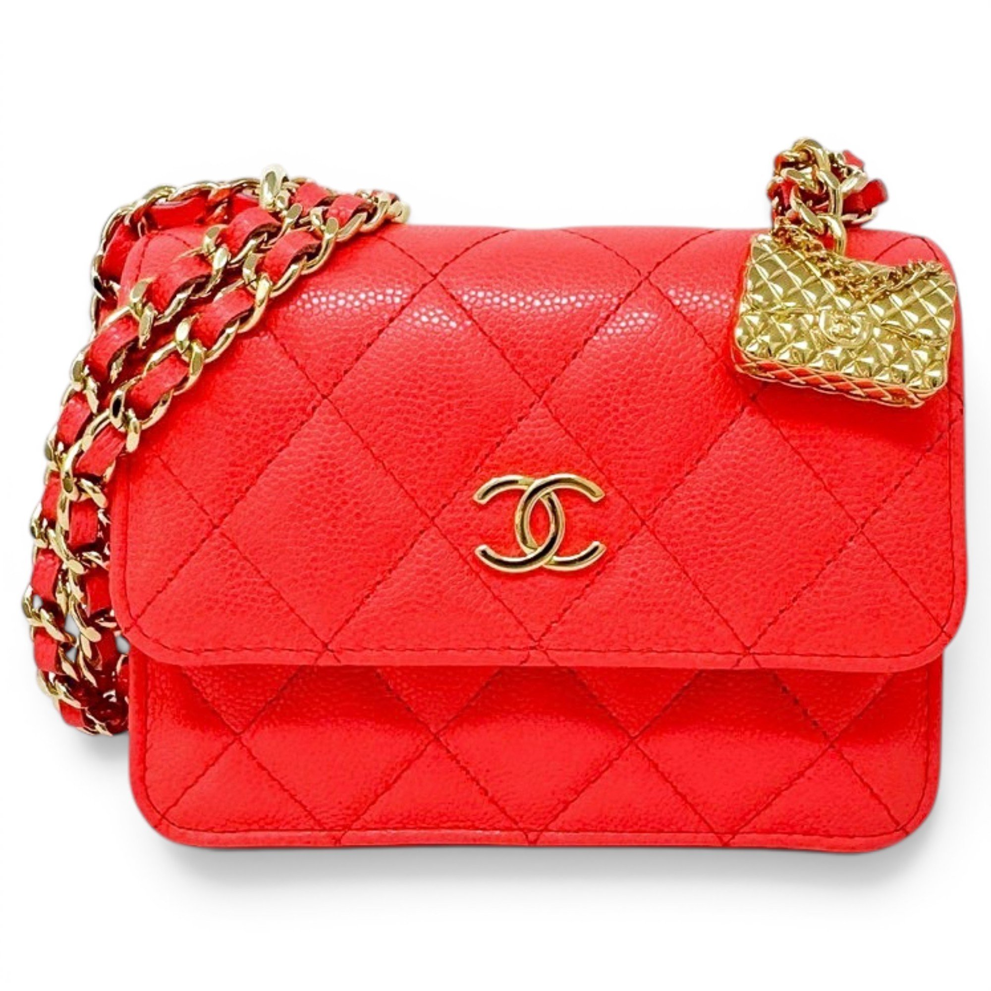 Leather mini bag