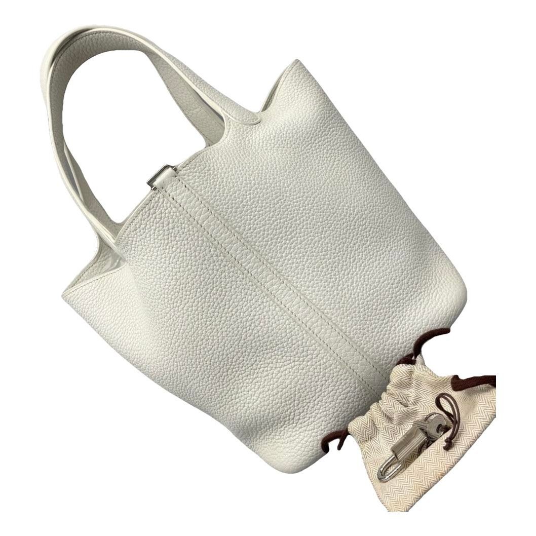 Picotin leather handbag