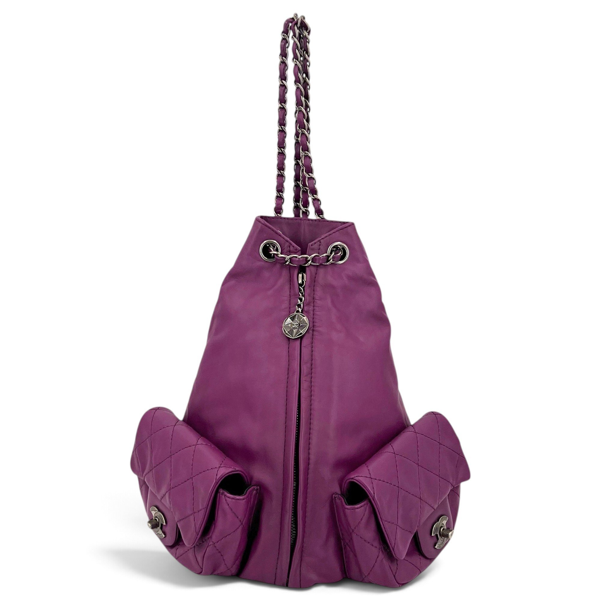 Leather backpack