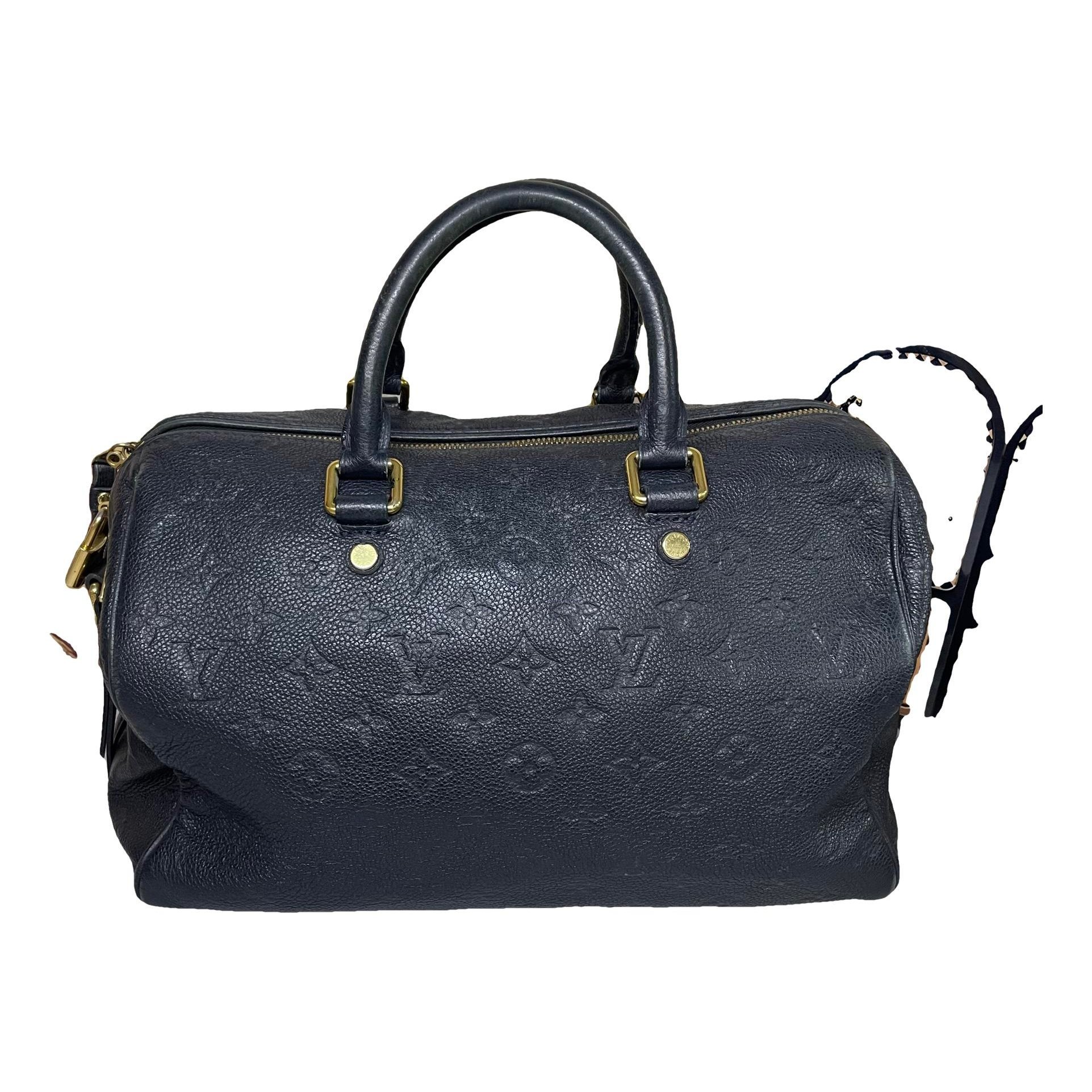 Speedy leather handbag