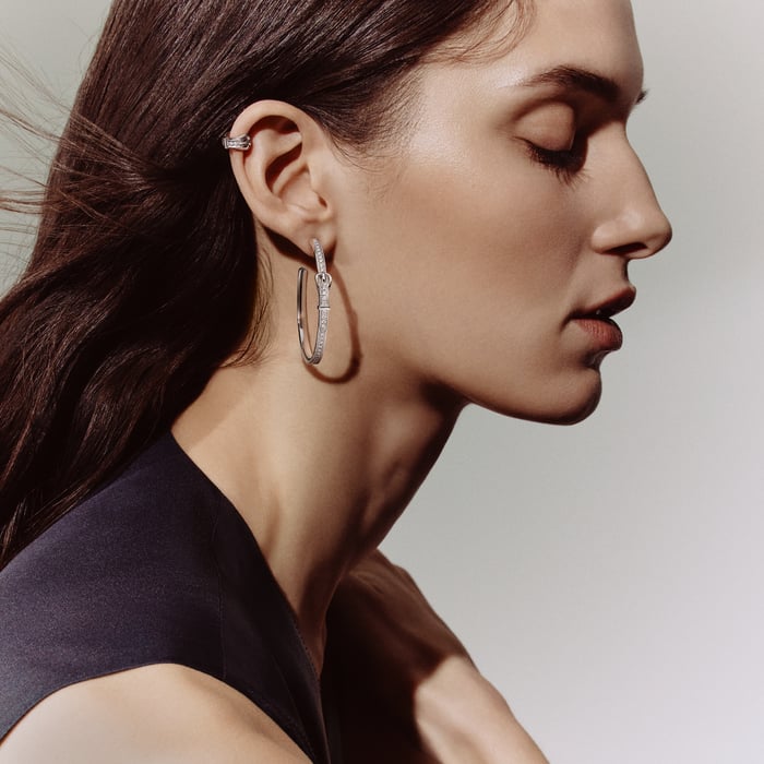 Sans Coloris Etriviere Dangle Earrings, Large Model