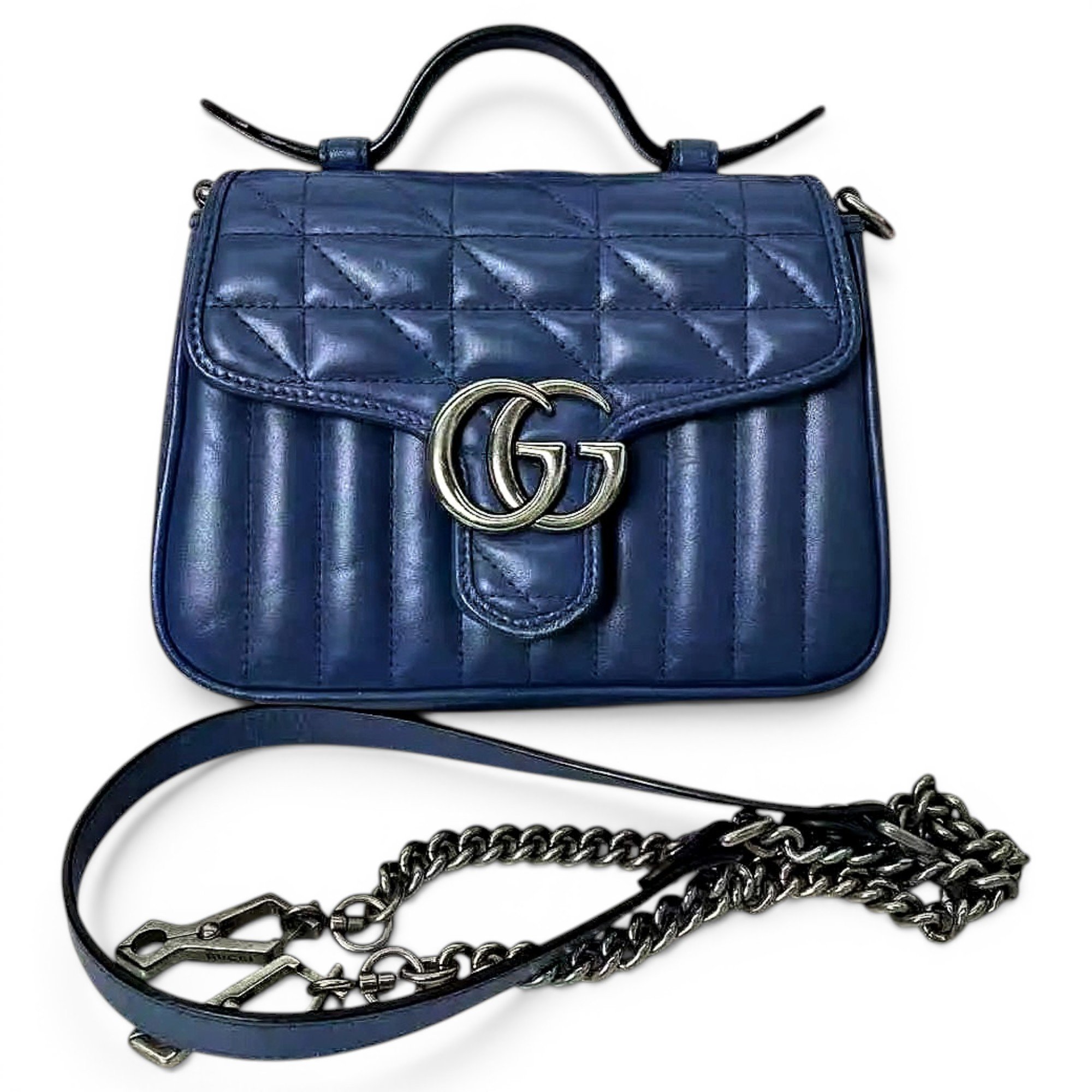GG Marmont Flap leather handbag