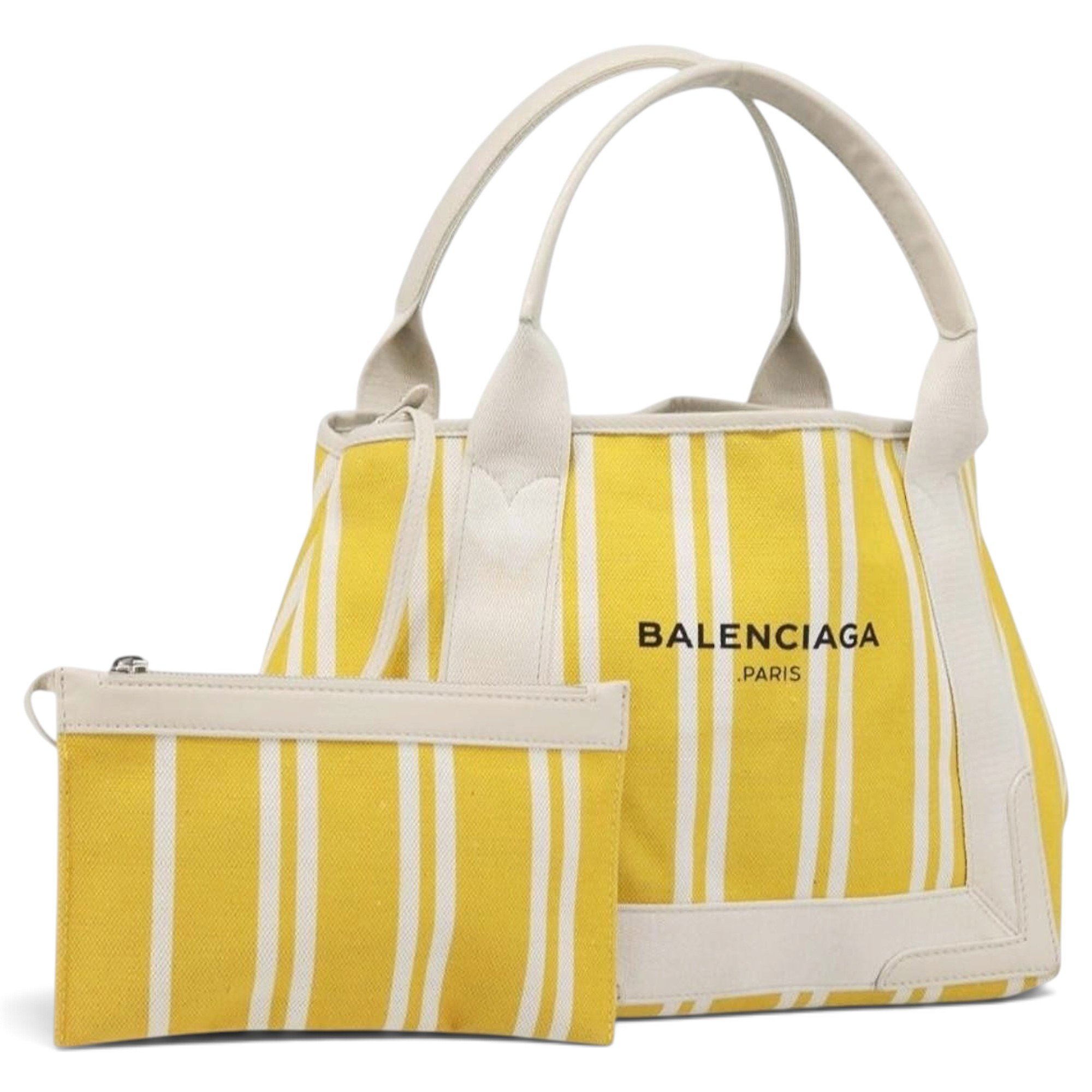 Navy cabas cloth tote