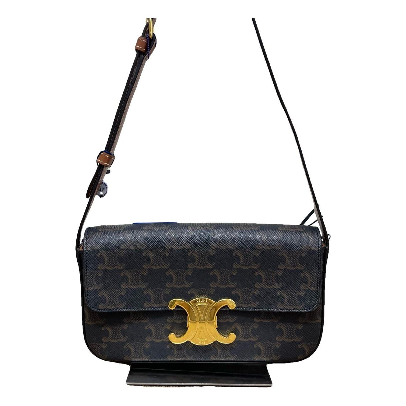 Triomphe Long leather handbag