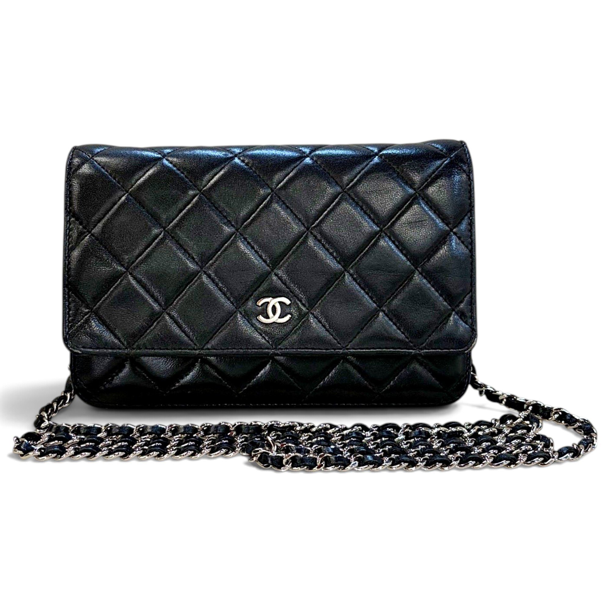 Wallet On Chain Timeless/Classique leather crossbody bag