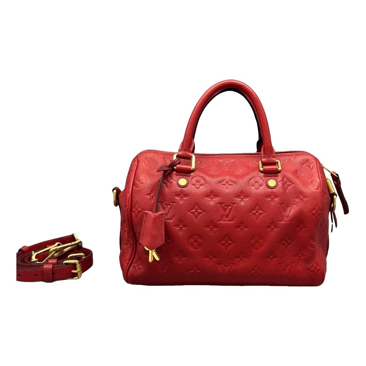 Speedy leather handbag