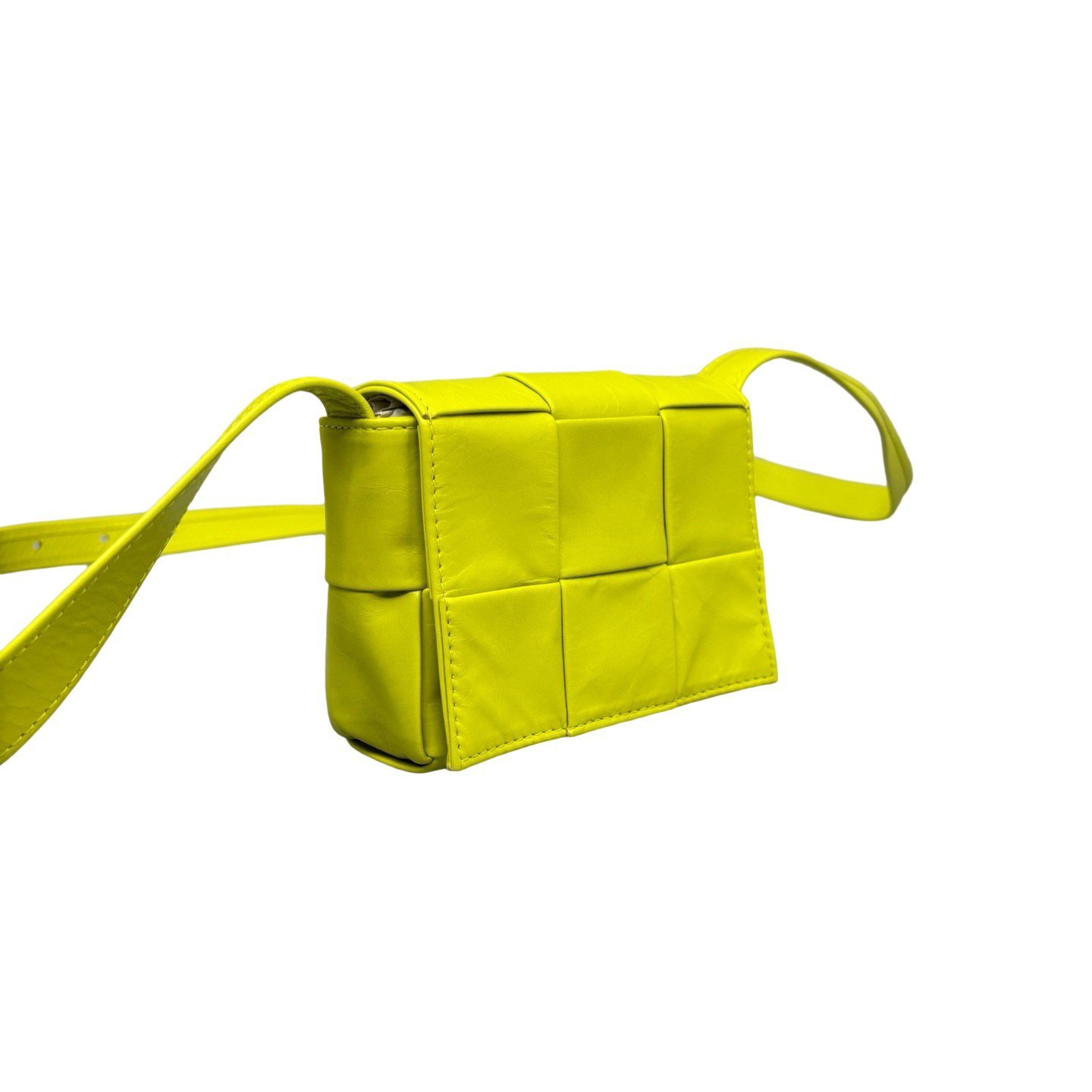 Cassette leather handbag