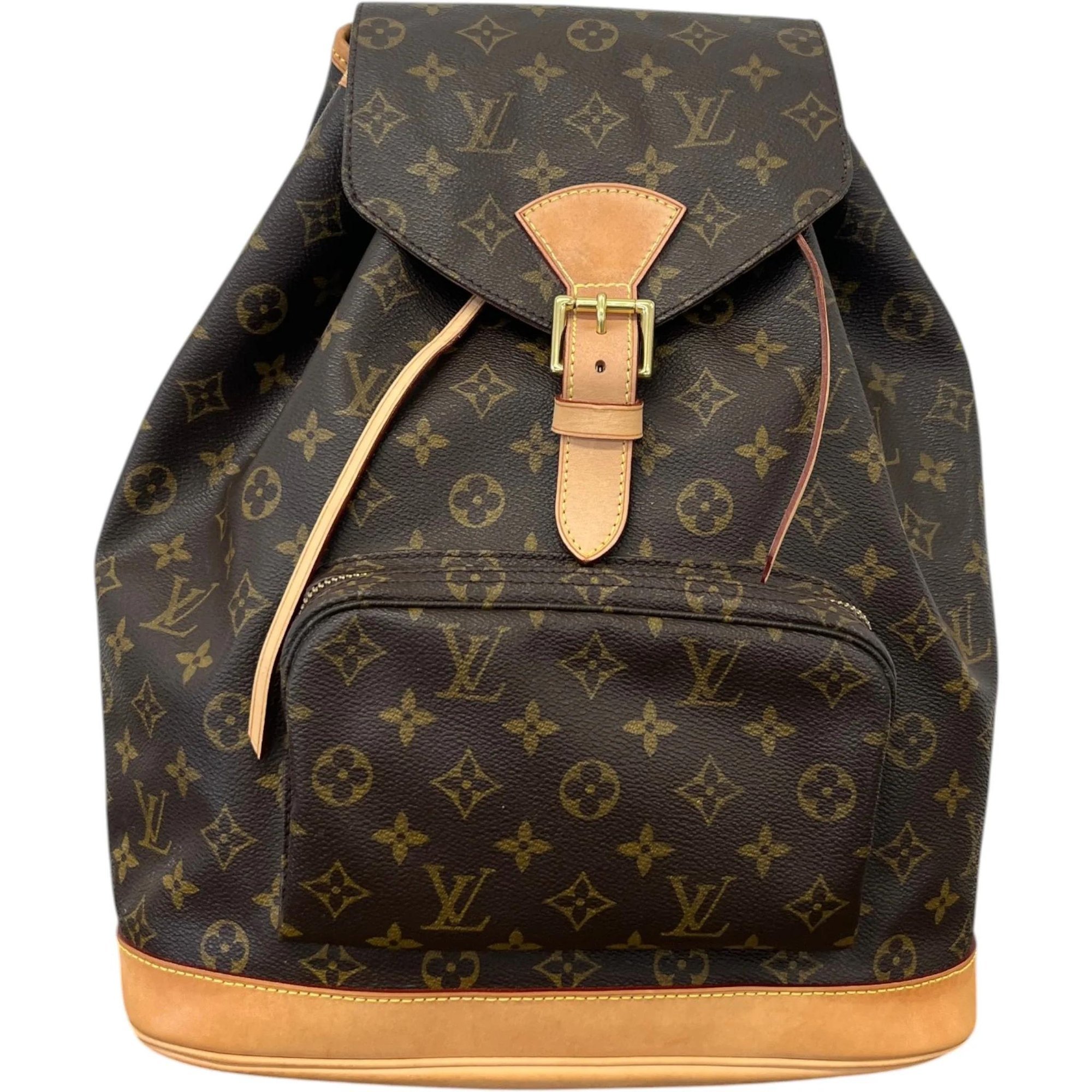 Leather backpack
